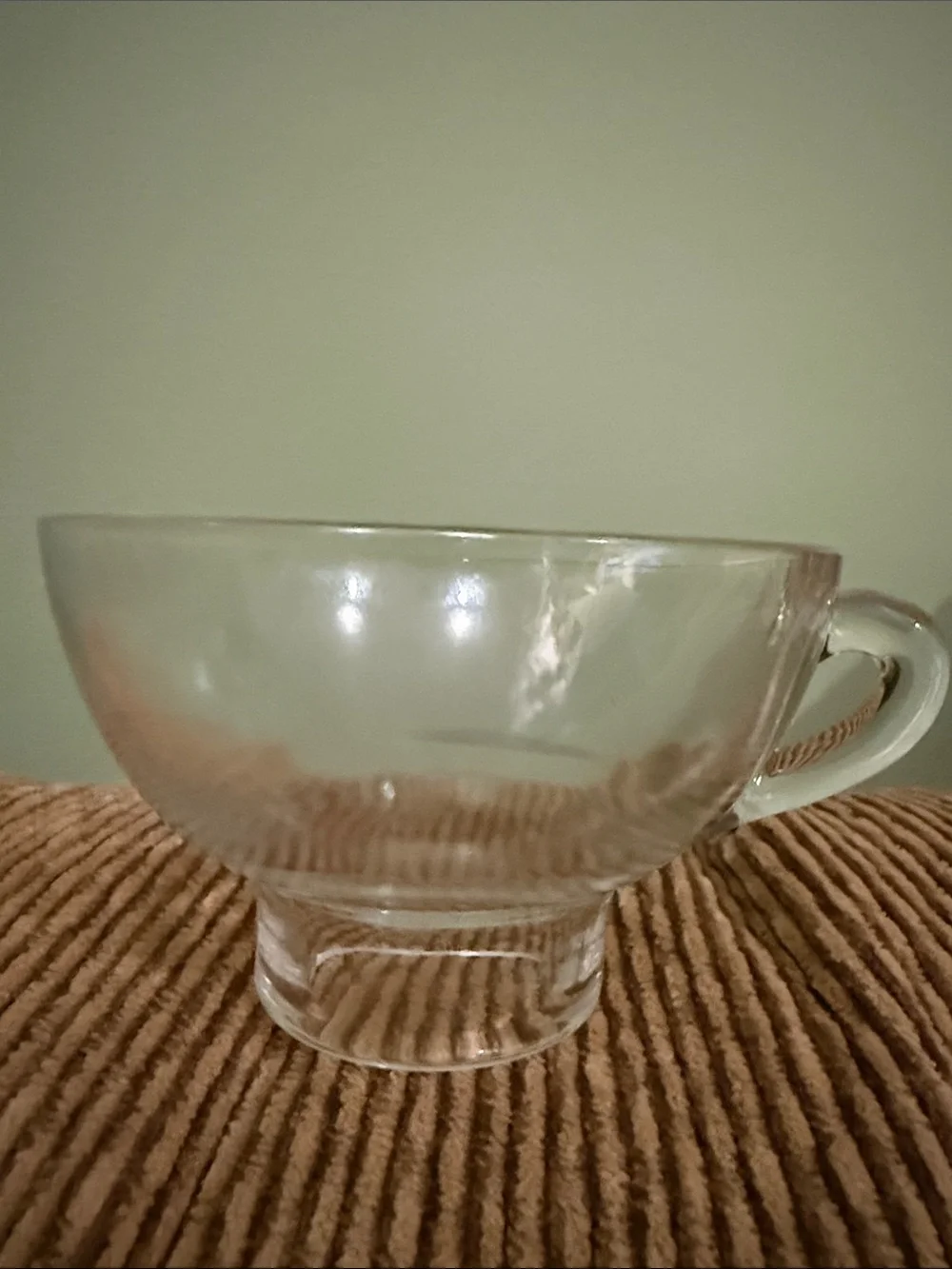 Vintage 1940s 1950s  Glass Canning Funnel
